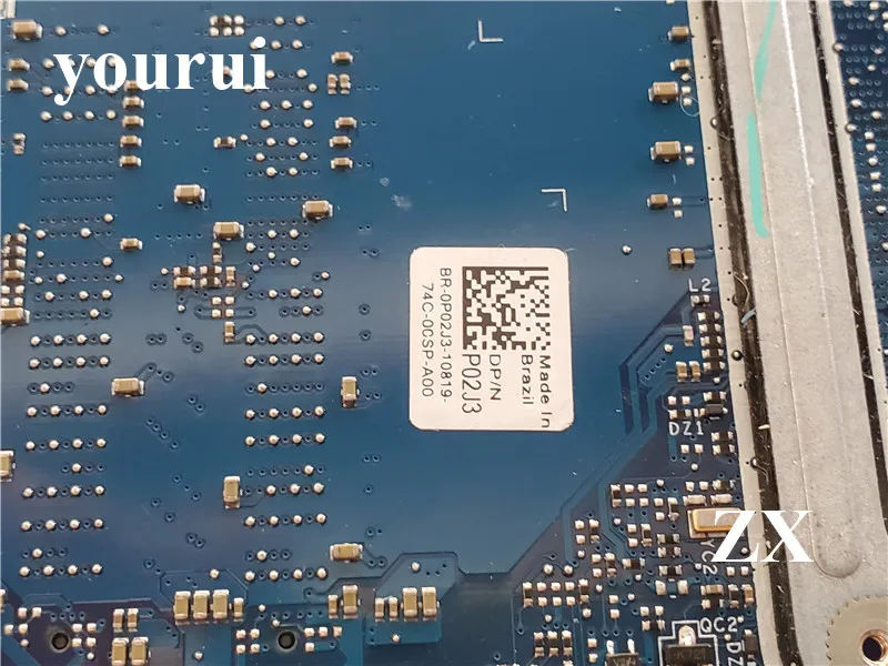 Материнская плата для ноутбука Dell Inspiron 5567, LA-D801P протестирована на I7-7500U