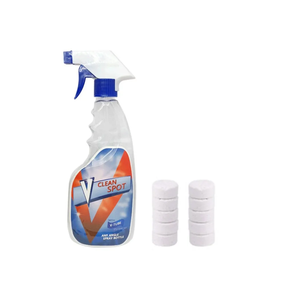 

10Pcs Multifunctional Effervescent Spray Cleaner Set Cleaning Concentrate Effervescent Tablet Household Cleaning Products