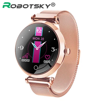 

R6 Smart Watch Women Waterproof Heart Rate Monitoring Bluetooth Smartwatch Fitness Tracker Bracelet Lady Watches Gift PK H8 H2