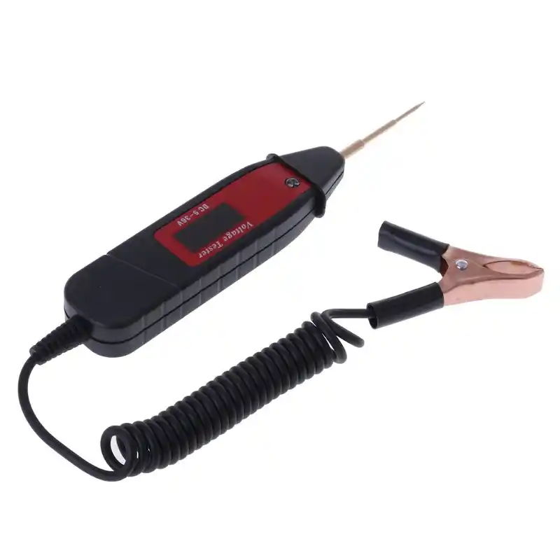 Digital LCD Voltage Detector Pen Car Electric Light Probe Test Volt For Auto Car