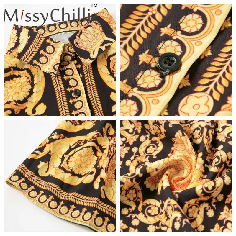 Женское короткое платье с пейсли MissyChilli золотистое вечернее летнее Клубное