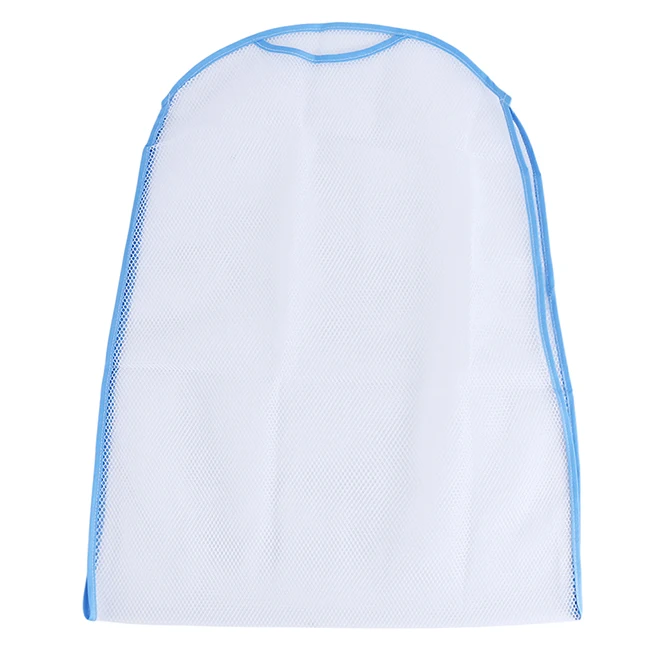 blue Balcony Windproof Frame Fixed Pillow Mesh Bag Pillow Toys Drying Rack Drying Racks Hanging Racks Net Home Container - Цвет: blue