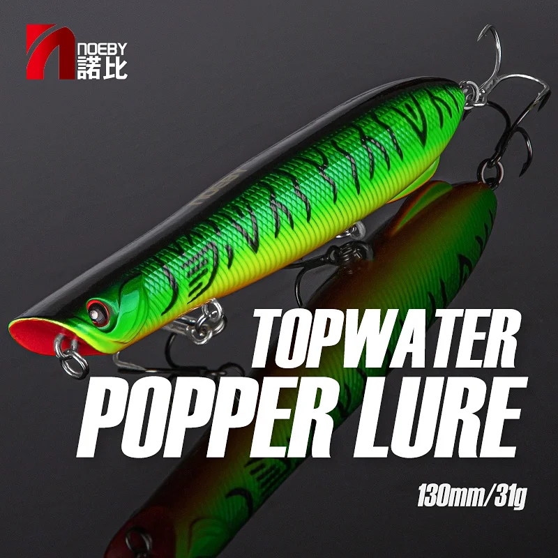 

NOEBY 131mm/31g Floating Popper Lure Wobbler Topwater Shallow Fishing Lure Long Casting Hard Baits Top Water Popper 9451