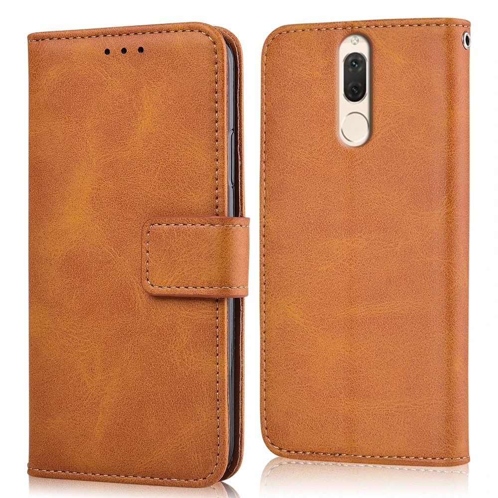 Для huawei Nova 2i чехол для Nova 2i Coque роскошный стенд глянцевый кошелек чехол для huawei Nova2i книга флип чехол - Цвет: niu-Yellow