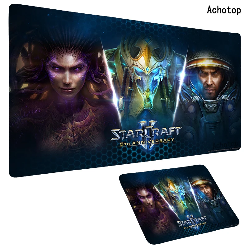 800X300Mm Starcraft Gaming Mouse Pad Xxl Computer Mousepad Xl Super Large Rubber Speed Desk Tastiera Mouse Pad Desktop Gamer Mat