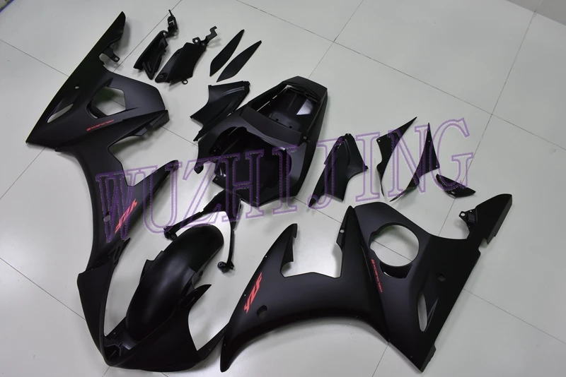 Набор для всего тела YZF R6 2005 тела Наборы YZF R6 2005 материя черный Обтекатели YZF600 R6 2003-2005 - Цвет: INJECTION mold