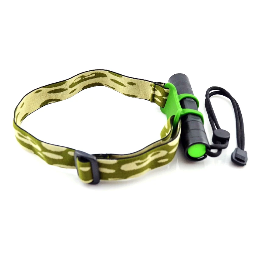 Elastic Head Belt Strap Mount Holder Headband head mounted flashlight For 18650 Flashlight Lamp Headlight Headlamp Outdoor for S2+ H1 S21A Torch