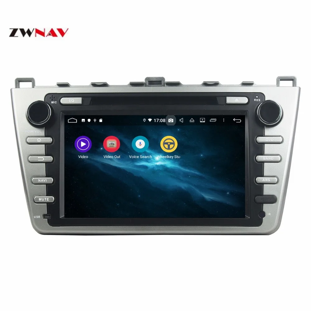 Android 9 PX5/6 DSP автомобильный dvd-плеер для Mazda 6 Mazda Atenza 2008-2012 Авто Стерео головное устройство gps навигация Радио магнитофон