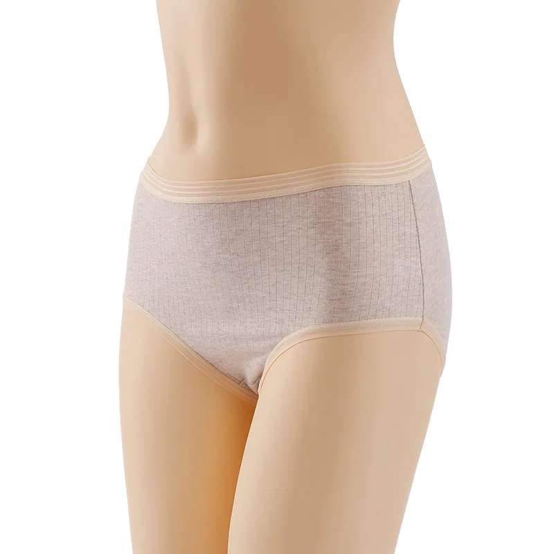3Pcs/Lot Seamless Cotton Panties Women Underwear Soft High Waist Sexy Briefs Big Size 2XL-4XL Graphene Antibacterial Lingerie