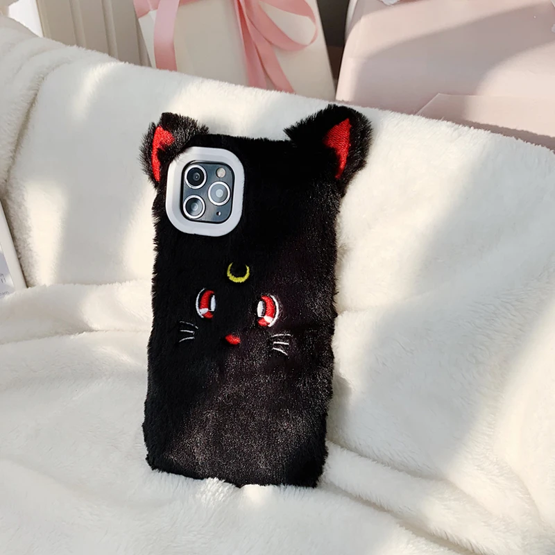От Jenny милый мультфильм для-iPhone 11 Pro x xr xs max 7 8 Plus плюшевый Защитный Мягкий чехол для телефона с животными