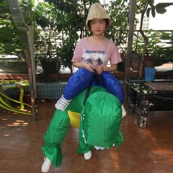 

1.5-2m Halloween Inflatable Dinosaurs Costume Polyester Inflatable Adult Dinosaur Costumes Polyester Inflatable Dino Costume