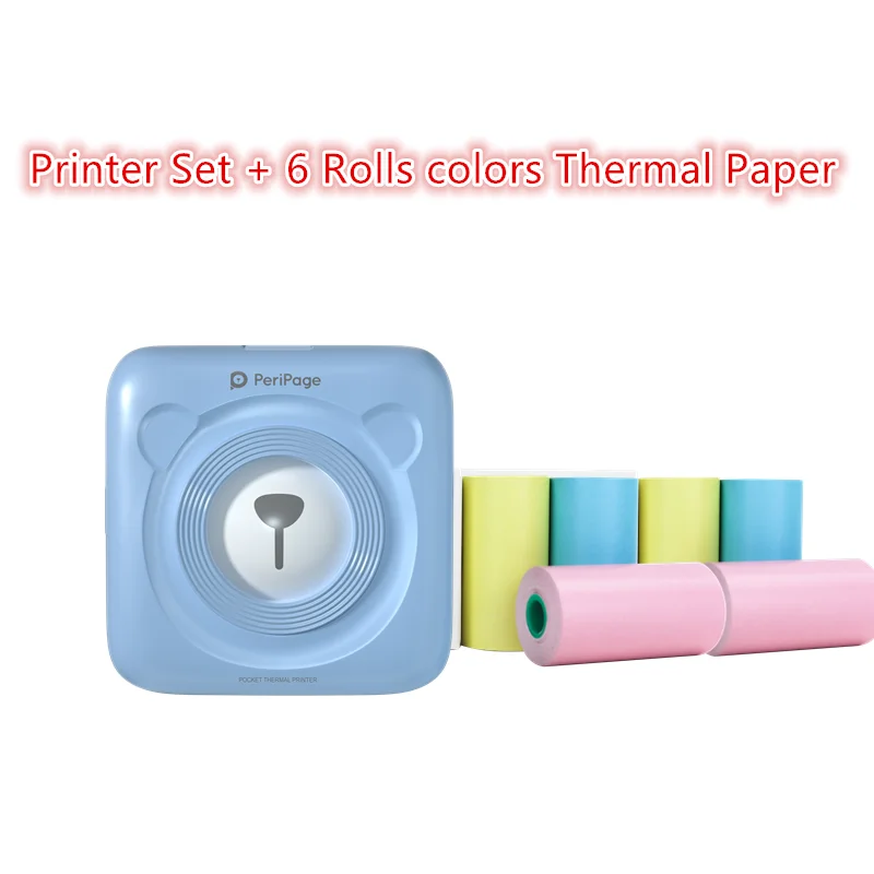 

GOOJPRT Inkless Bluetooth Pocket Portable A6 Peripage Thermal Printer Picture Mobile Mini Photo Printer Imprimante Thermique