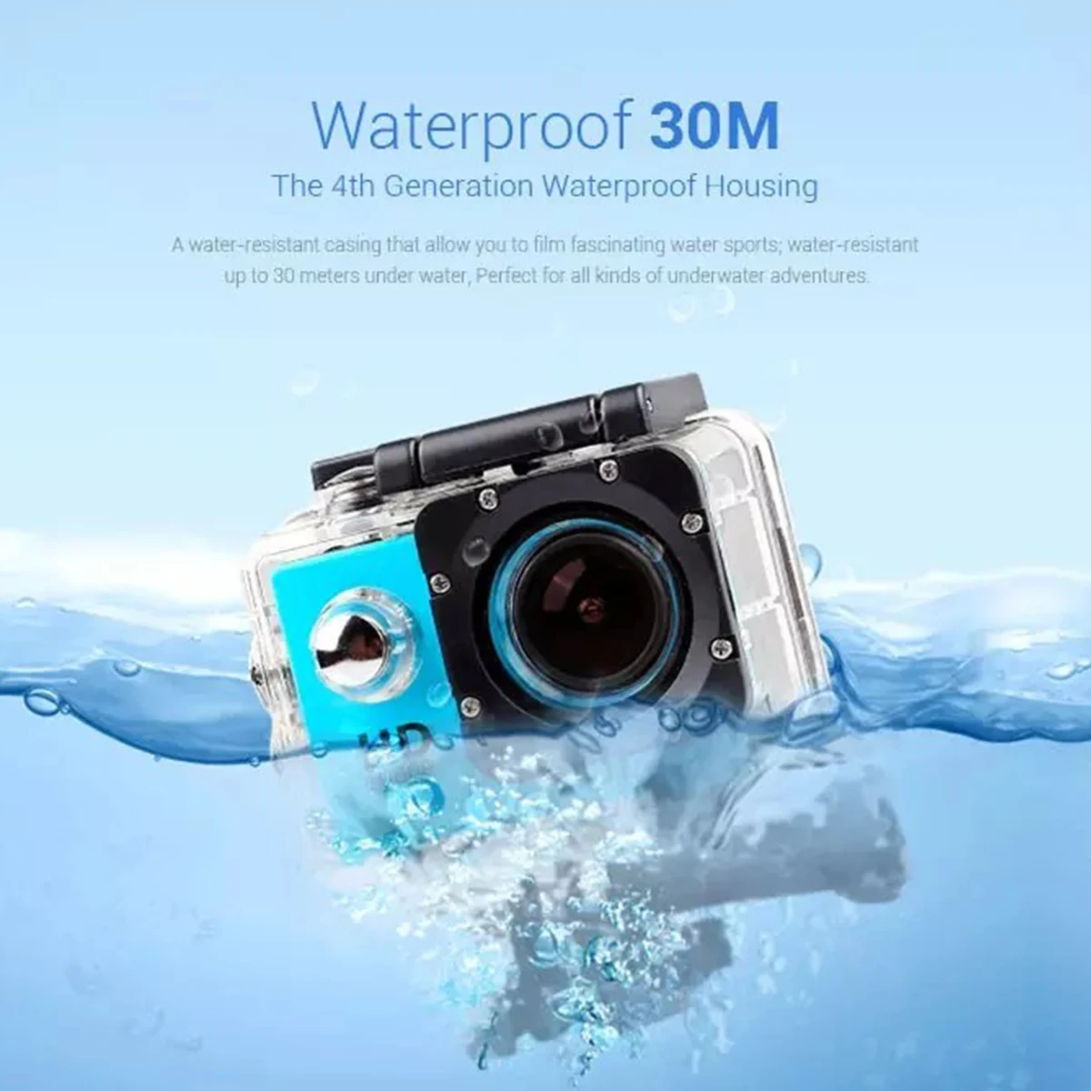 

OWGYML Outdoor Sport Action Mini Camera Waterproof Cam Screen Color Water Resistant Video Surveillance Underwater Camera