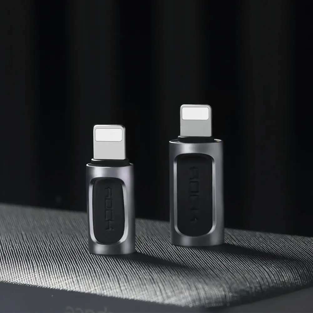Rock для Micro usb к lightning адаптер конвертер для iPhone 11 xs xr 8 7 6s plus 5 ipad зарядное устройство Зарядка 8 pin тип c