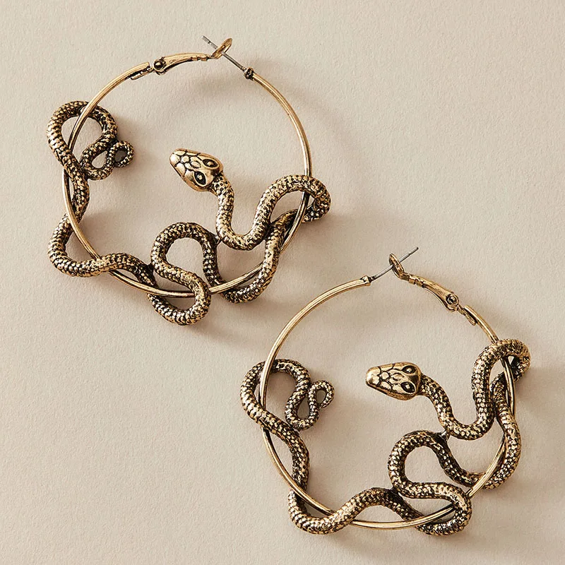 Drop Earrings Dangle Earrings Geometric Earrings EM003 Personality Geometry Sun Face Tortoise Snake Alloy Drop Earring Popular Jewelry