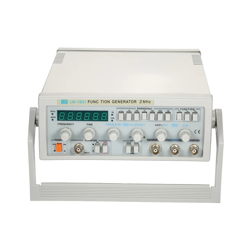 

LW-1641 Wave Digital Function Signal Generator 0.1Hz-2MHz Frequency AC 220V