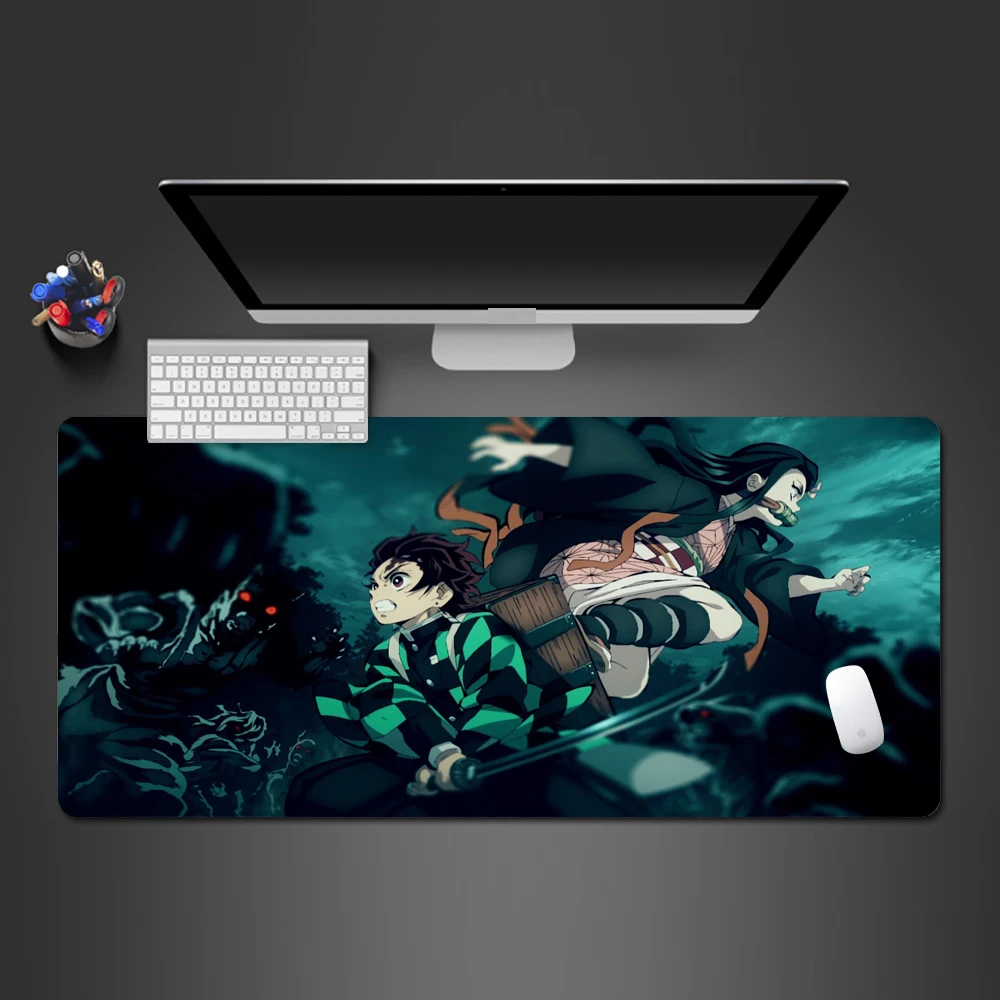 Hot Popular Japanese Animation Mouse Pad High Quality Best-selling Natural Rubber Big Lock Edge Game Animation Pad Office Pads