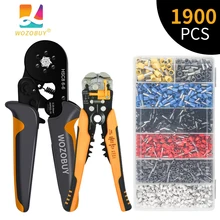 Multifunzionale Filo Stripper Aggraffatura Kit di Attrezzi-HSC8 6-6/6- 4A Pinze, auto-Regolazione 8 Pollici Cutter Crimpatrici, Per Terminale Del Tubo