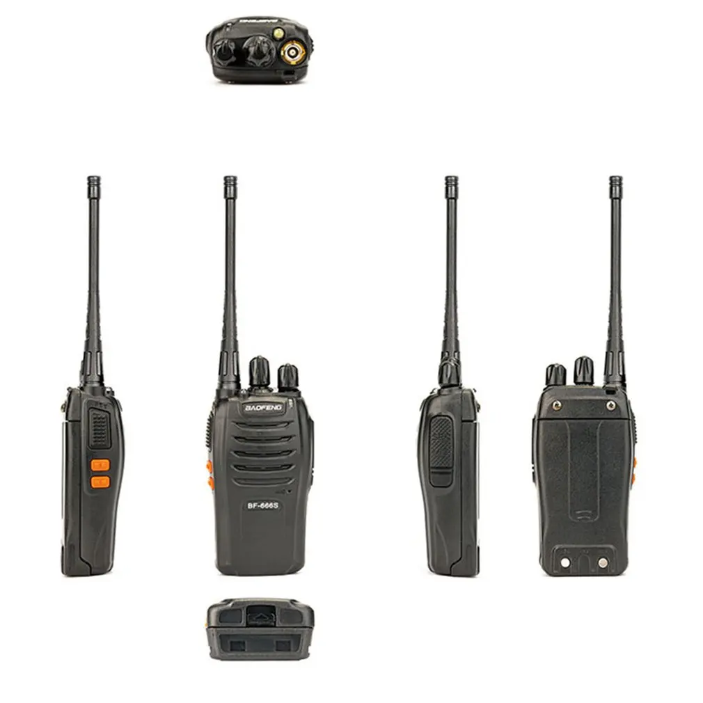 BF-666S Walkie Talkie аварийная сигнализация Автоматическая энергосберегающая Блокировка канала занятого компьютера Программирование Голосовое управление