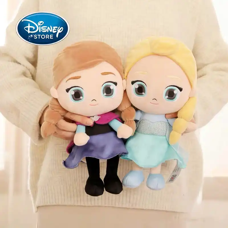 stuffed elsa and anna dolls