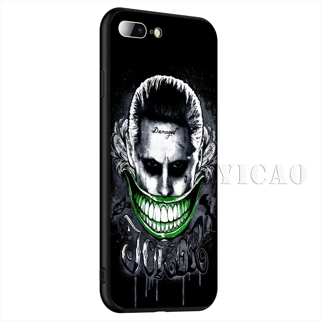 Мягкий чехол для телефона IYICAO Joker для iPhone XR X XS Max 6 6S 7 8 Plus 5 5S SE - Цвет: 5