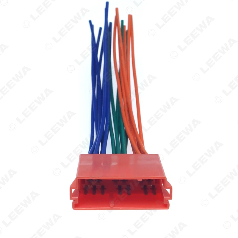 LEEWA 30X стерео аудио 20Pin штекер провода жгута адаптер для Volkswagen Polo/Bora/Passat/Golf/Skoda CD силовой провод кабель