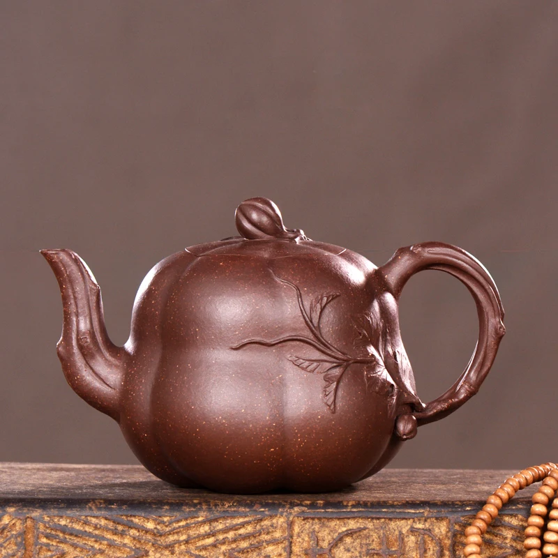 

Высокое качество! Знаменитый заварочный чайник ручной работы Yixing Zisha, набор чайников, кастрюля с тыквой, новые продукты