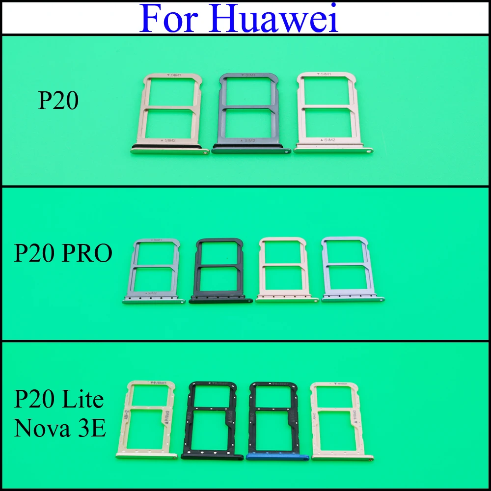 YuXi Новый микронано держатель sim карты лоток Слот адаптер гнездо для huawei P20 Lite/Nova 3E