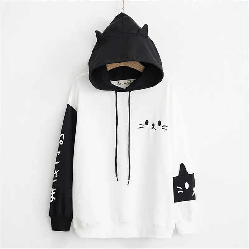 japanese cat hoodie