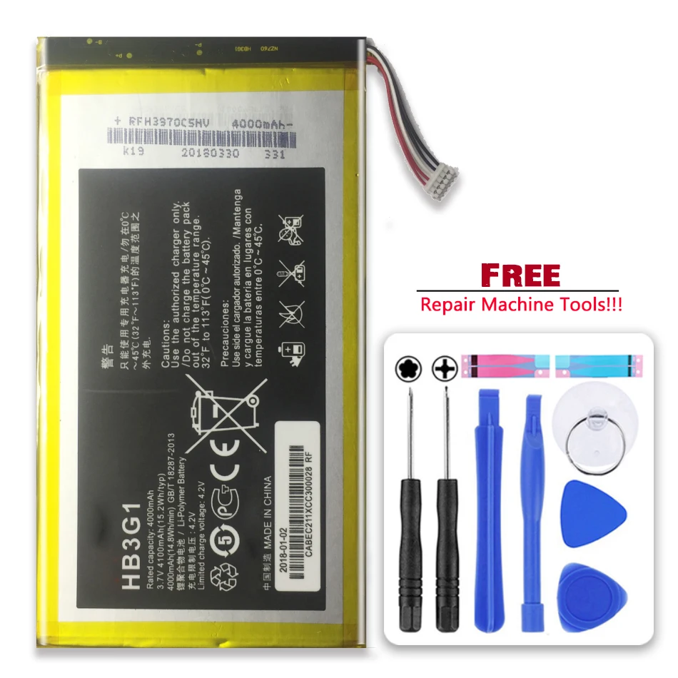 Аккумулятор для планшета huawei Mediapad S7 HB3G1 HB3G1H 4100 мАч для huawei Mediapad S7 S7-601U/C/W S7-301W/U S7-931