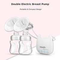 YOUHA Electric Breast Pump Automatic Hans-free Double Breast Pumps Silicone Bilateral Breast Pump Baby Breastfeeding Accessories 1