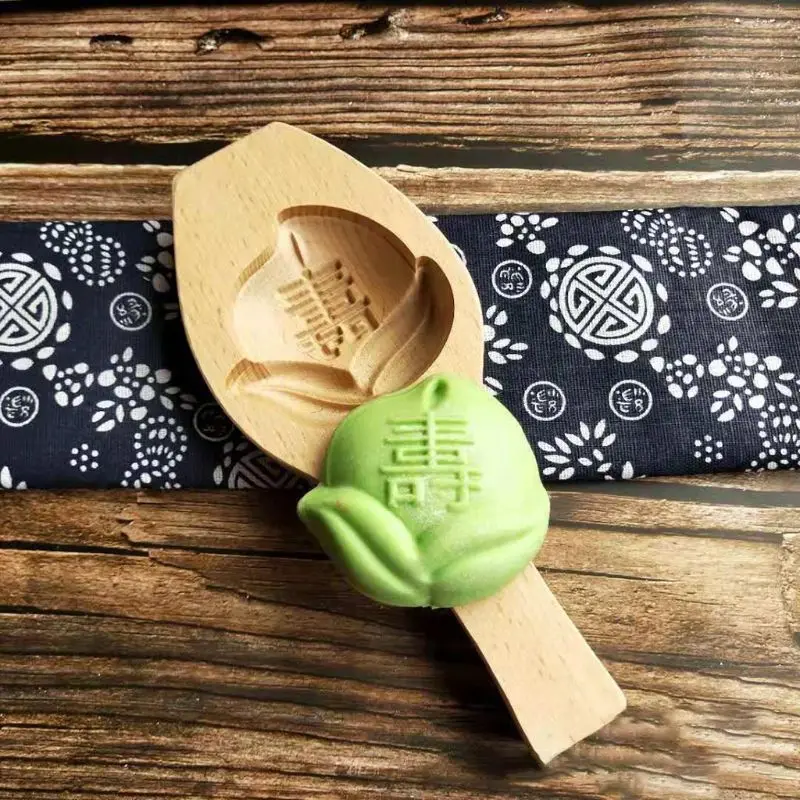 Деревянный лунный пряник формы для выпечки печенья 3D персик помадка для бисквита отделочных работ