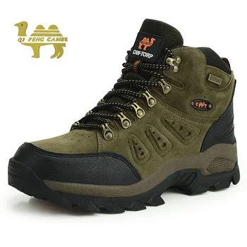 

Men's Women's Hiking Boots Waterproof Leather Ankle Boots Climbing Shoes Man Trail Backpacking Athletic Trekking Sneaker