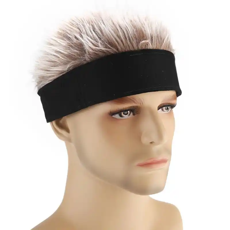 Beanie with fake hair Clearance