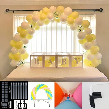 

Cyuan DIY Balloon Arch Table Stand Birthday Party Balloons Accessories Table Arch Wedding Decoration Balloons Arch Frame Kit