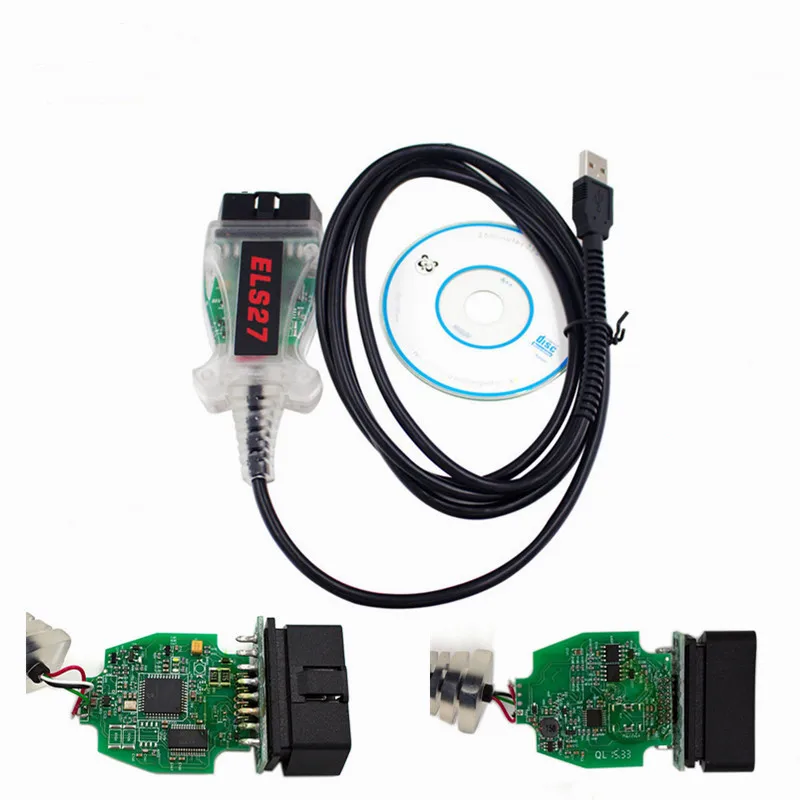 Сканер ELS27 FORScan Auto OBD OBD2 сканер с чипом PIC24HJ128GP + FTDI usb кабель лучшее качество