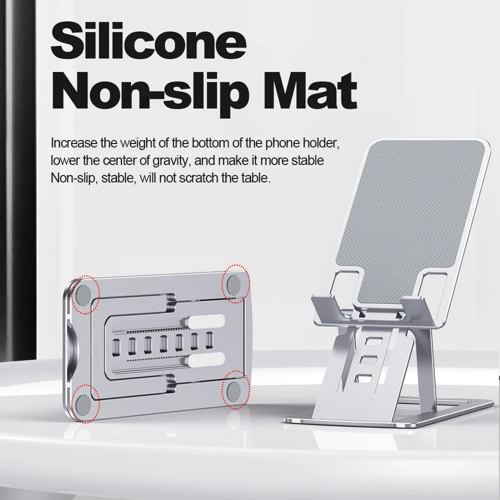 Универсальный держатель для телефона подставка iPhone 12 ProMax металлический Xiaomi mi 9