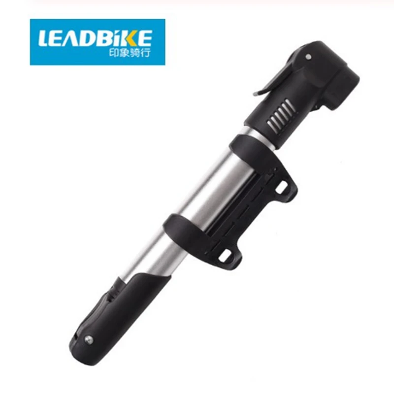 Leadbike стиль алюминиевый сплав мини портативный мини велосипедный насос с Presta клапан и Schrader Клапан для горной дороги гибридный