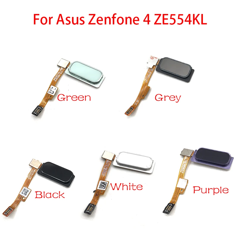 Новая кнопка домой датчик отпечатков пальцев кнопка гибкий кабель для ASUS Zenfone 4 ZE554KL 5," Запасная часть