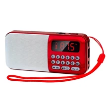 Портативный fm-радио перезаряжаемый беспроволочный динамик TF карта USB диск MP3 плеер мини-радио с разъемом для наушников