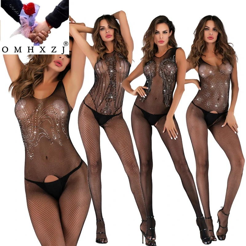 OMHXZJ оптовая продажа женское эротическое белье сексуальные чулки для тела