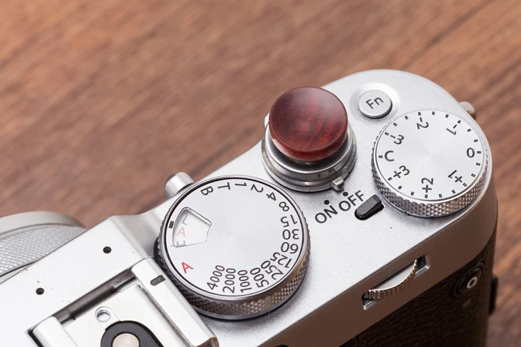 Wine Red Деревянная вогнутая поверхность кнопка спуска затвора для Fujifilm X100F XT30 20 XPRO2XE3 M10P Fuji X100F - Цвет: Wine Red