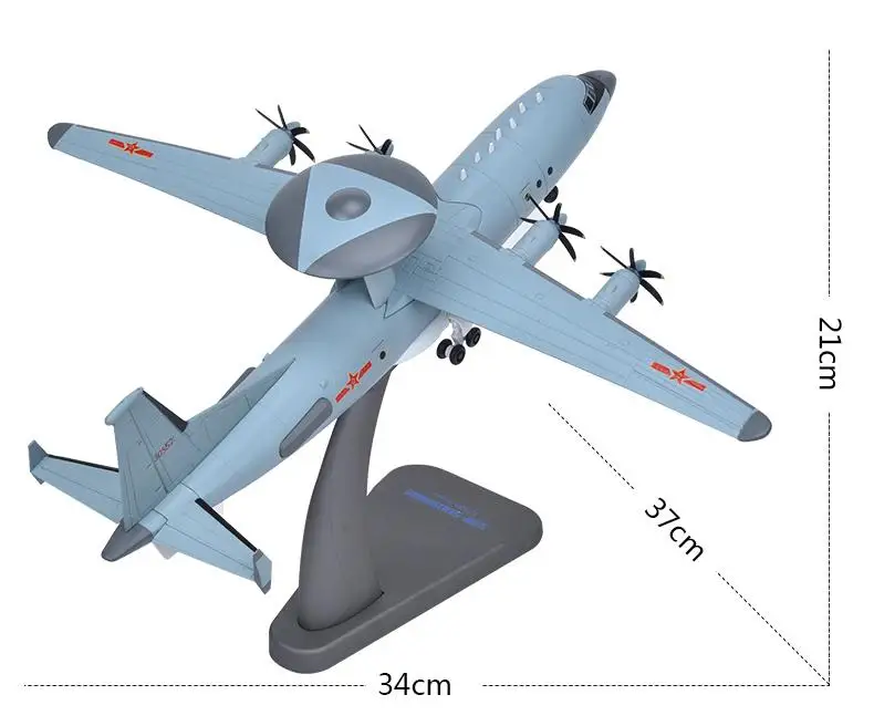 Китай KJ-500 AEW 1/100 отлитая модель самолета Модель самолета очень редкая