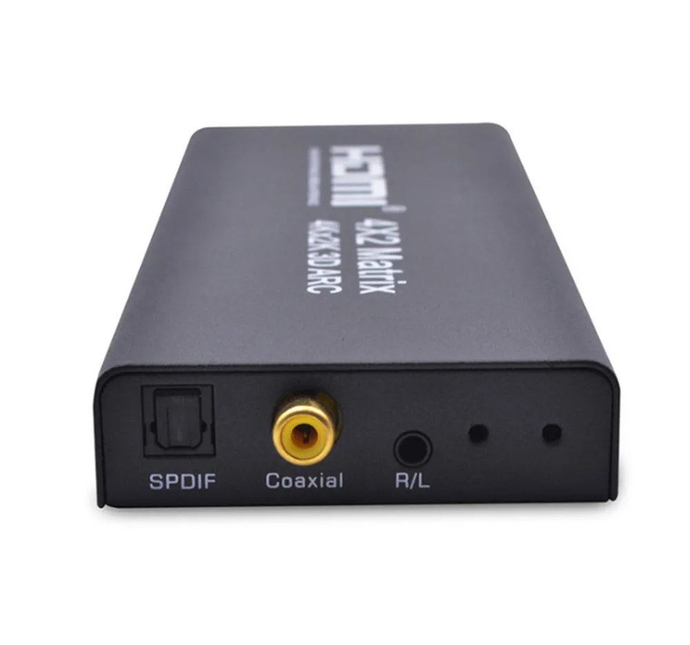HDMI матрица 4X2 HDMI 4 в 2 выход 4K 2K HDMI 4*2 Коммутатор HDMI 1.4b