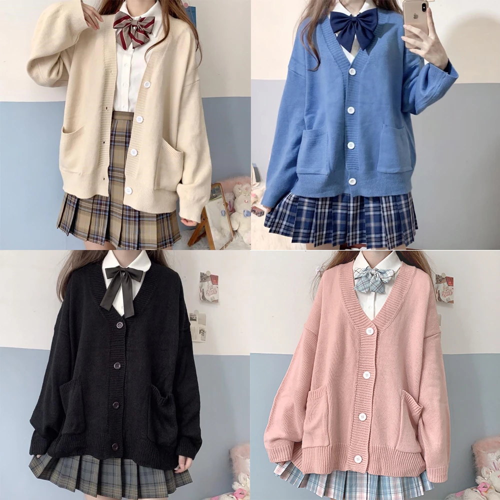 girls uniform cardigan