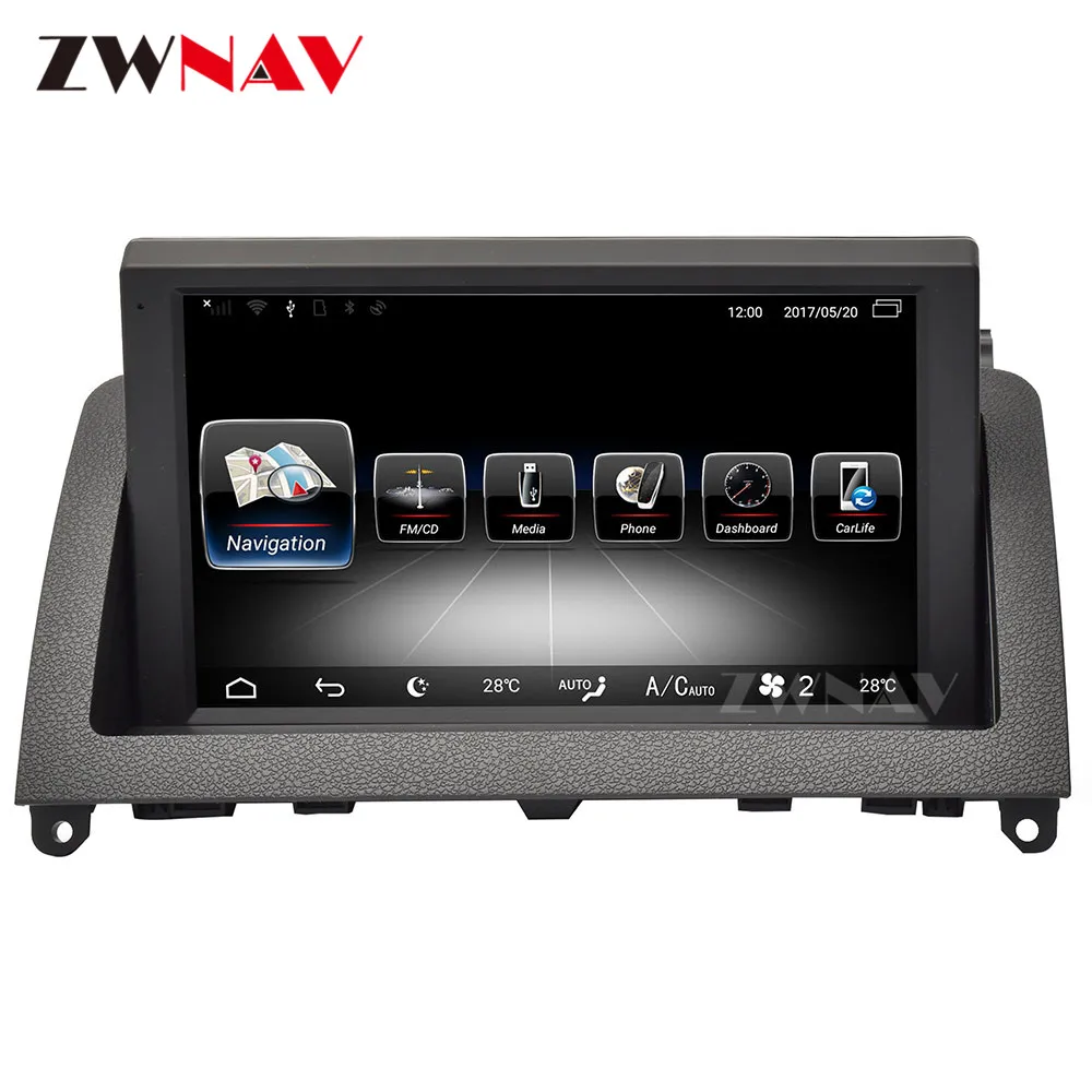 Carplay 64G Android 10 Multimedia Player GPS For Mercedes-Benz C-Class W204 2007 2008 2009 2010 2011 Auto Radio Stereo Head Unit