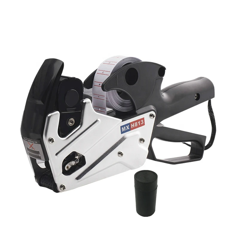 OneLine8BitsMXH813MetalLabelingMachineAluminumShellHandheld