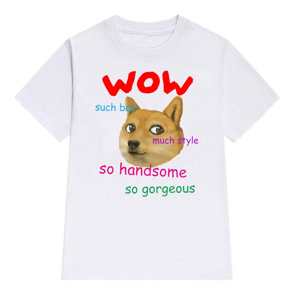 LettBao Shiba Inu мужские футболки модные мужская забавная футболка Мужская с коротким