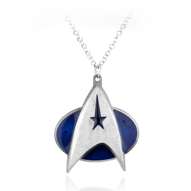 Мужское модное ювелирное изделие, ожерелье с буквой А-буквы moive Star Treks, ретро сплав, кулон капитан амулеты, Затерянные в космосе, мужские аксессуары
