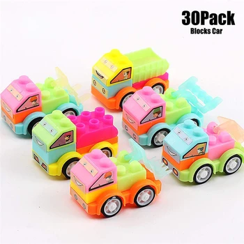 

30PCS Educational Toy Cars Party Favor Mini Set for Boys Kids Child Birthday Play Plastic Vehicle (Random Color)